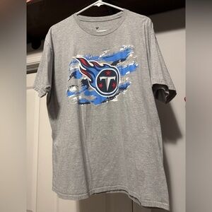 Men’s XL Tennessee Titans Heather Gray Short Sleeve Fanatics Shirt